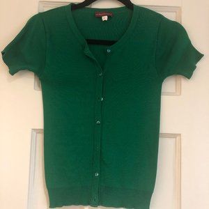 Le Bon Marche Green Button down Cardigan